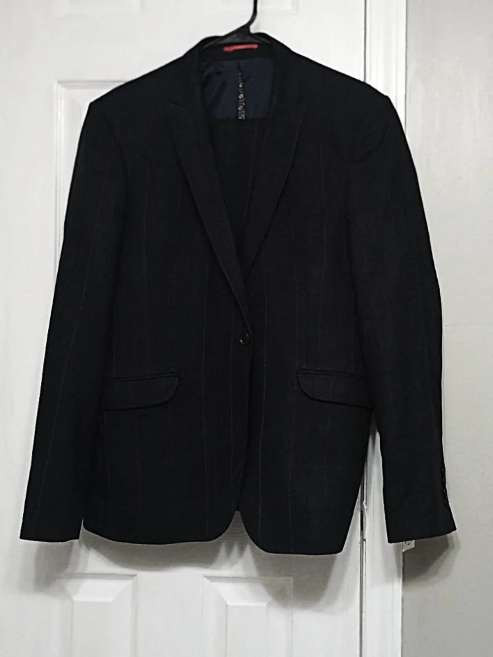 Leonardo Pellini Men Charcoal 2 Piece Suit US 38R